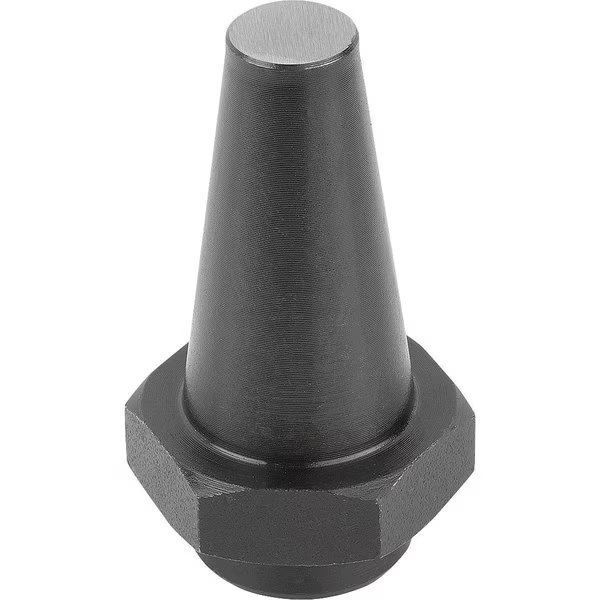 Rest Pad W Spigot, Form:A Plane, Internal Thread D=M06, H=25, Sw=17, Carbon Steel, Kipp, Mfr#: K0295.106025